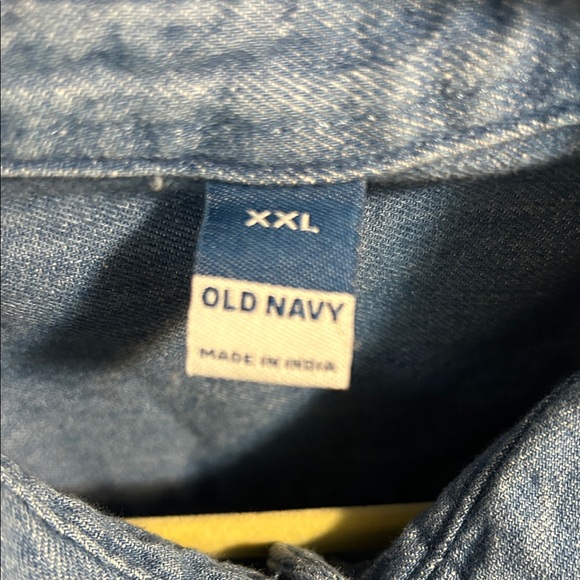 Old Navy Lightweight Blue Denim Button-Down Dresd - Picture 2 of 3